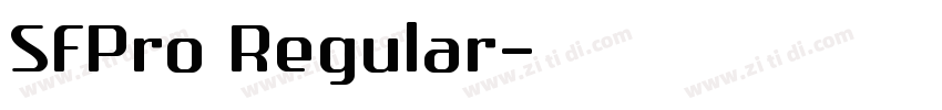 SFPro Regular字体转换